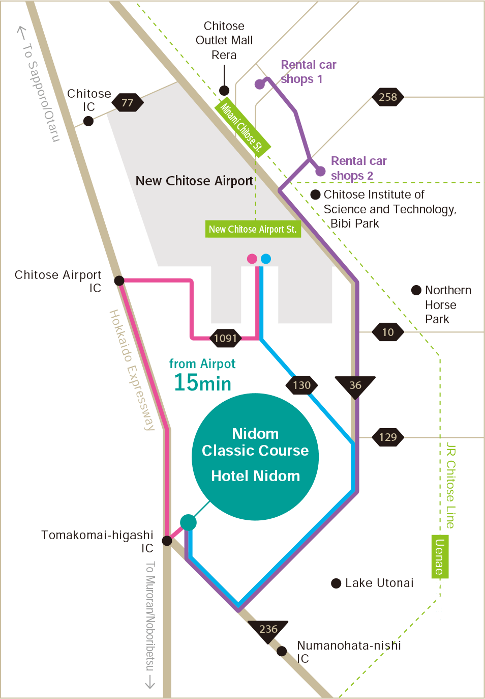 飛行機案内図