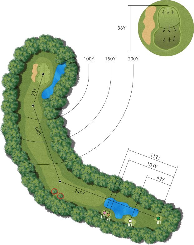 Nispa Hole 12 Nispa Course 18 Course Guide ニドムクラシックコース 公式 北海道リゾート ニドム Nidom